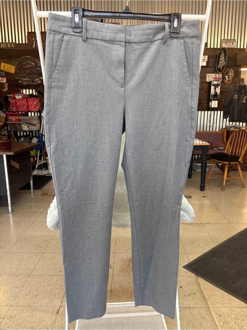 J. Crew Light Gray Women's Trousers
